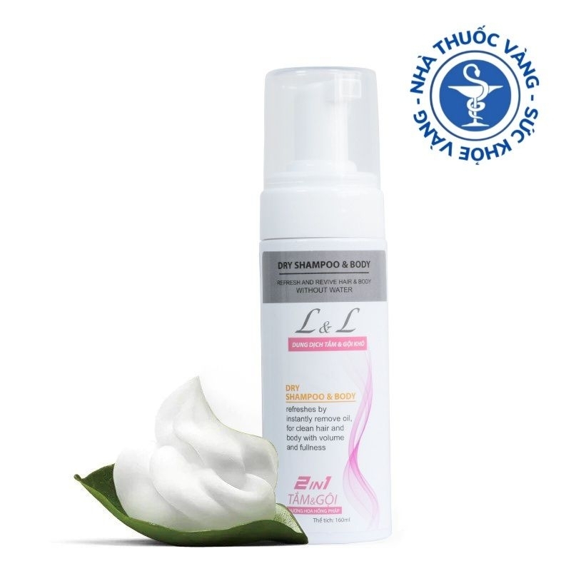 ✅[CAM KẾT CHÍNH HÃNG] Sữa Tắm Gội Khô L&L 160ml
