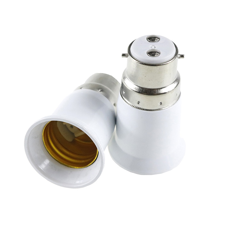 ACE ONE 💖 [Ready Stock] 💖 B22 to E27 Lamp Bulb Socket Base Holder Converter Fireproof High Temperature Resistant Light Adapter Conversion Lampholder