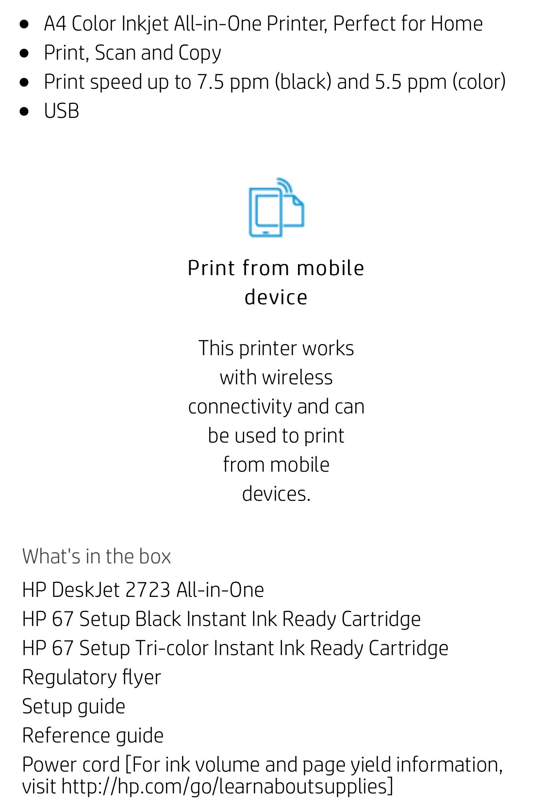 hp 67 instant ink