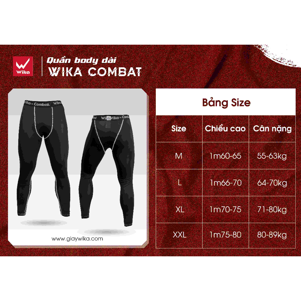Quần Giữ Nhiệt Nam Wika, Quần Body Thể Dục Tập Gym Nam Đá Bóng Mùa Đông |  Lazada.vn