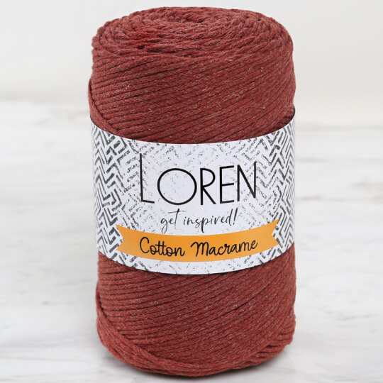 Sợi loren cotton macrame, nhập khẩu từ loren, đan móc túi, giỏ xách, nón