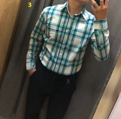 [HCM]áo sơ mi nam sọc caro nhỏ