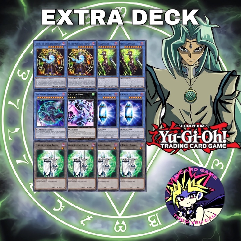 [ BÀI IN YUGIOH ] Bộ Bài Orichalcos chuẩn Anime.