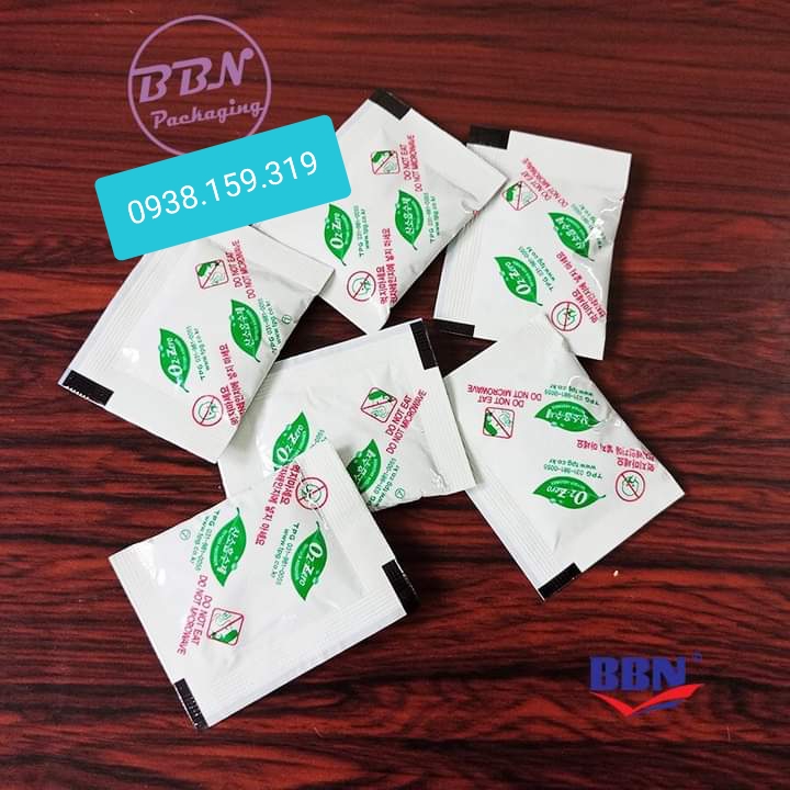 Túi hút oxy 60CC Hàn Quốc dành cho đóng gói thực phẩm (300 túi)