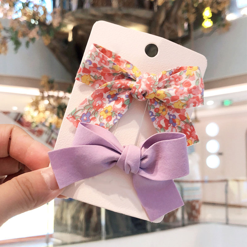 FAITOLAGI 2 Pcs/Set Flower Baby Hair Clips Bows Kids Girl Hair Clip Children Hairpin Haarspeldjes Barrettes Baby Hair Accessories. 