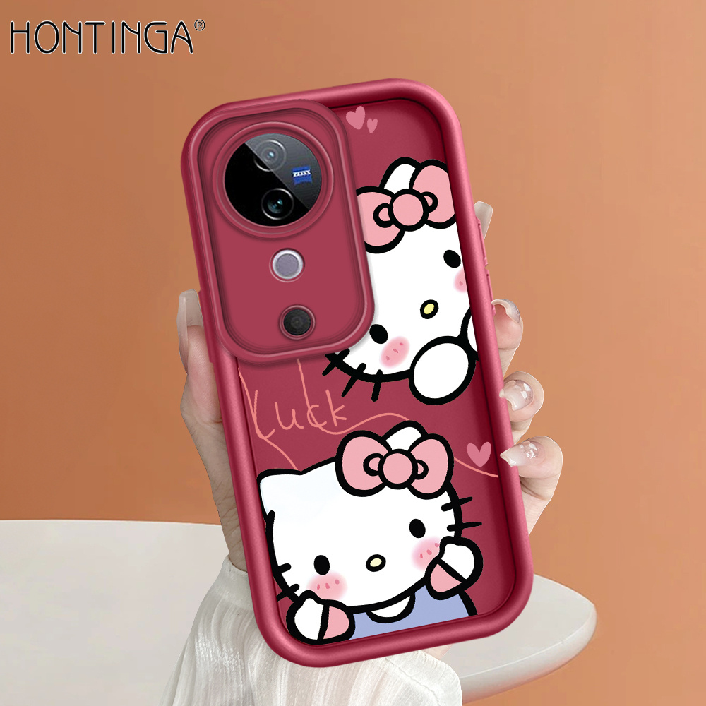 Hontinga%20for%20Vivo%20V40%20Pro%20V40%205G%20Back%20Cover%20Cute%20Shy%20Hello%20Kitty%20Pattern%20Ladder%20Soft%20Camera%20Protection%20Rubber%20Phone%20Case%20for%20Girls%20-%20Image%202