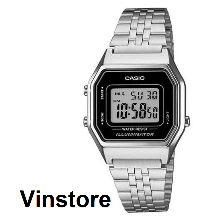 casio stainless steel digital watch