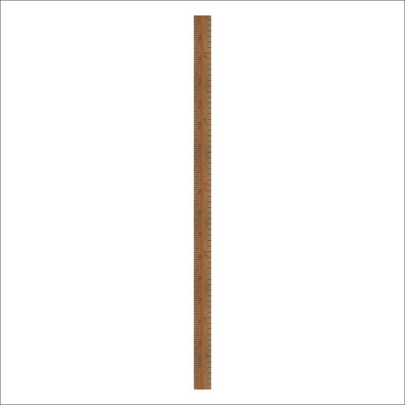 Wood Children Height Measurement Baby Growth Chart Baby Height Ruler Wall Stickers For Kids Room Nursery Decor