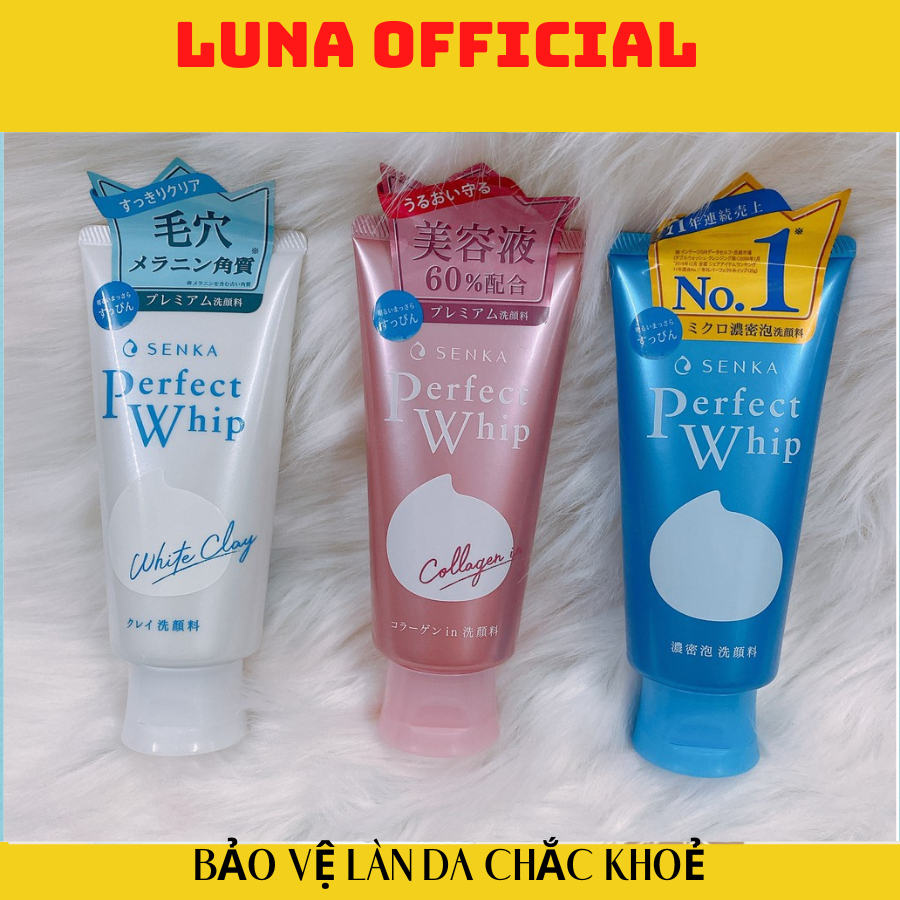 Sữa Rửa Mặt Senka Perfect Whip 120g - Nhật Bản