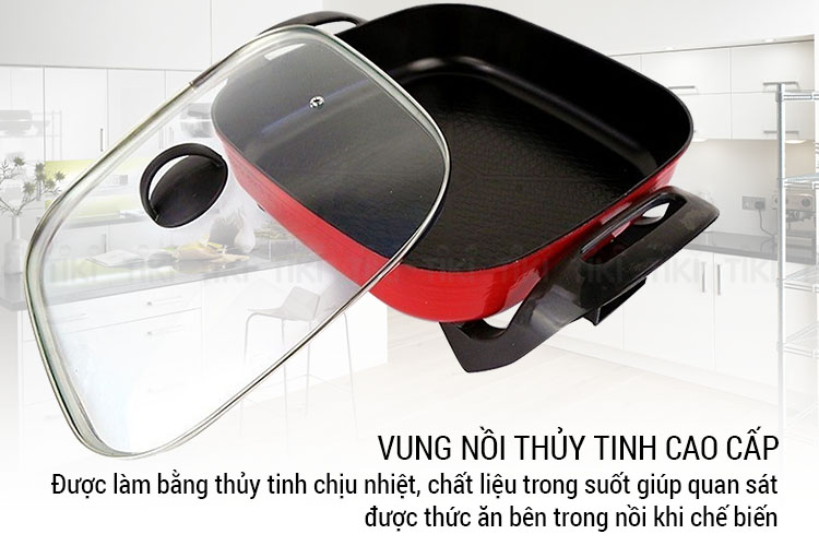 Nồi lẩu điện vuông đa năng Thái Lan