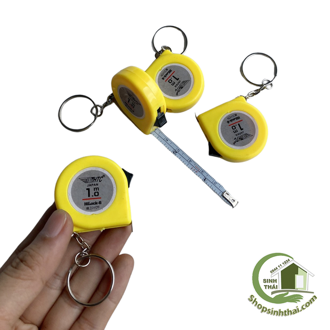 Thước dây kéo dài 1 mét có móc khóa