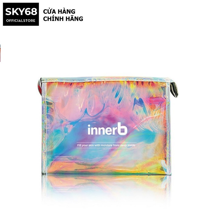 Túi đựng mỹ phẩm xinh xắn hologram innerb 15x25