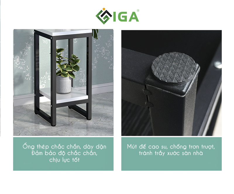 Kệ đê chậu hoa, Kệ sắt đê cây cảnh  - GM48