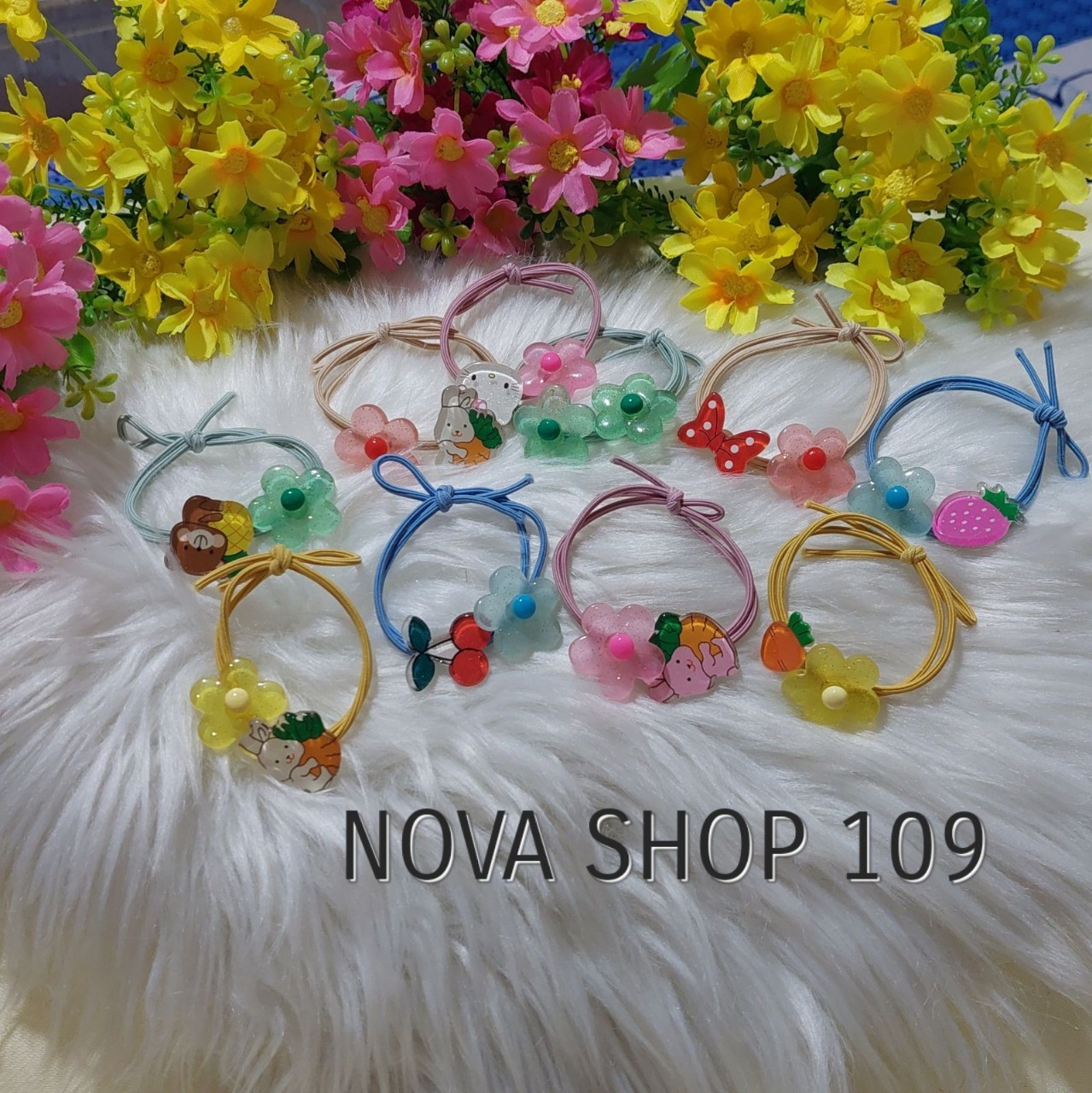 Combo 10k 3 dây cột tóc xinh xắn