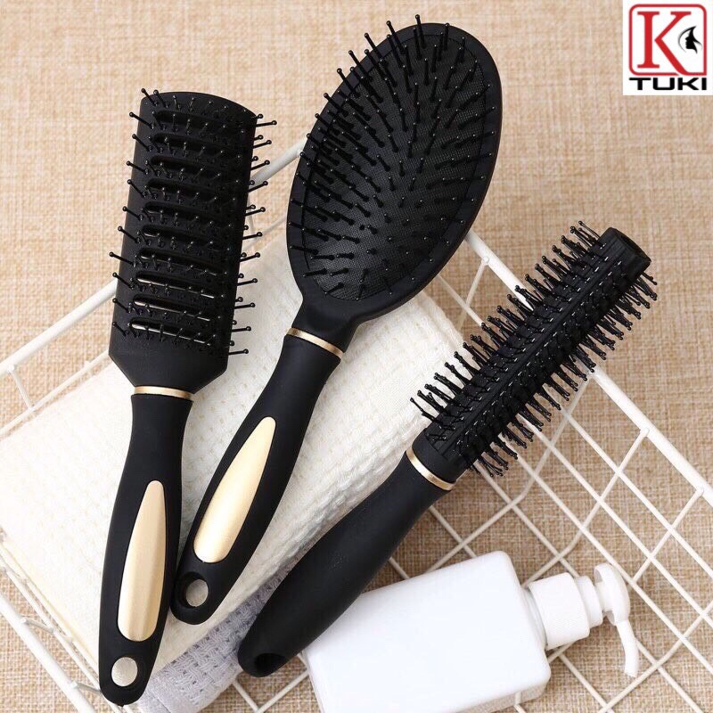 Bộ 3 lược chải đầu gỡ rối tóc, chống tĩnh điện