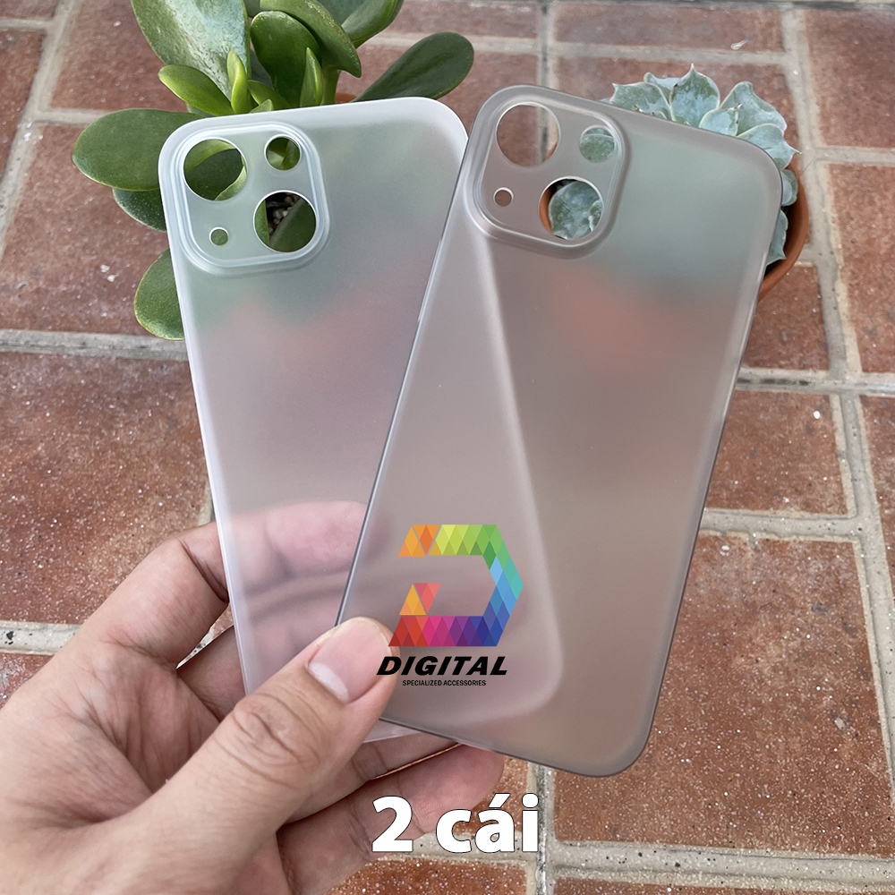 Combo 2 Ultra Thin Unibody iPhone 13 Mini Matte Clear Cases