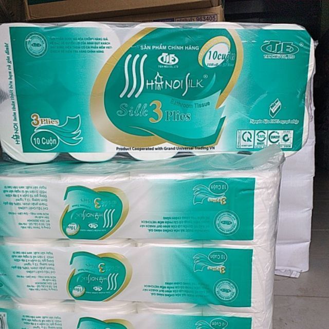 GIẤY VỆ GIẤY VỆ SINH HÀ NỘI 3 LỚP