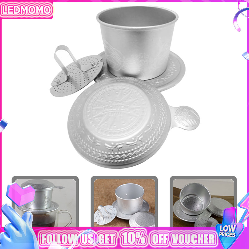 LEDMOMO Coffee Pot Machine Travel Pour over Dripper Lover Gift Set Portable Filter Maker