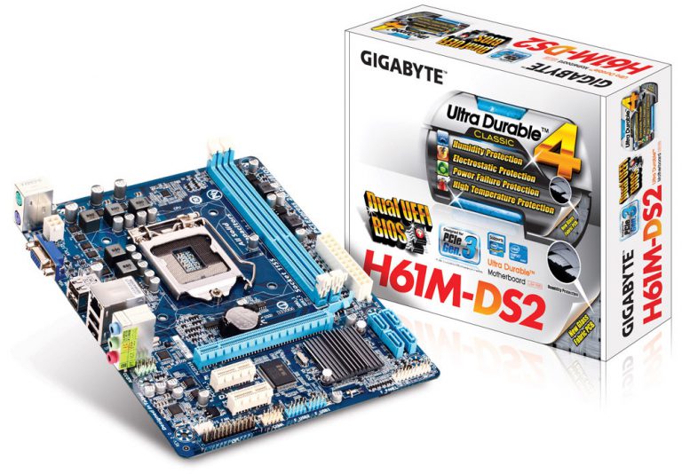 Gigabyte H61M-DS2 chính hãng - FULLBOX BẢO HÀNH 36 THÁNG