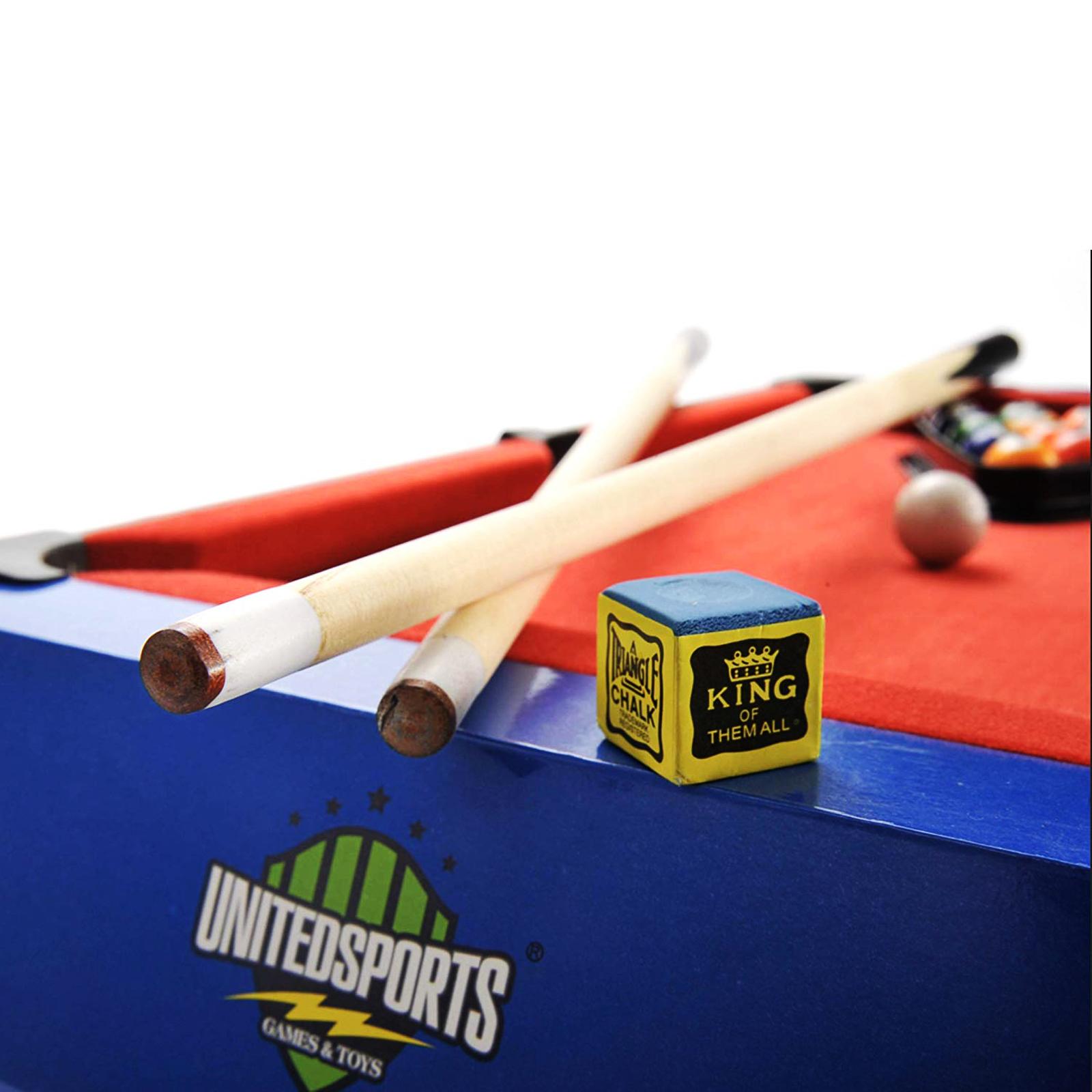 United Sports 24 Inch Wooden Billiard Table Tabletop 24 Inch Wooden Billiard Table