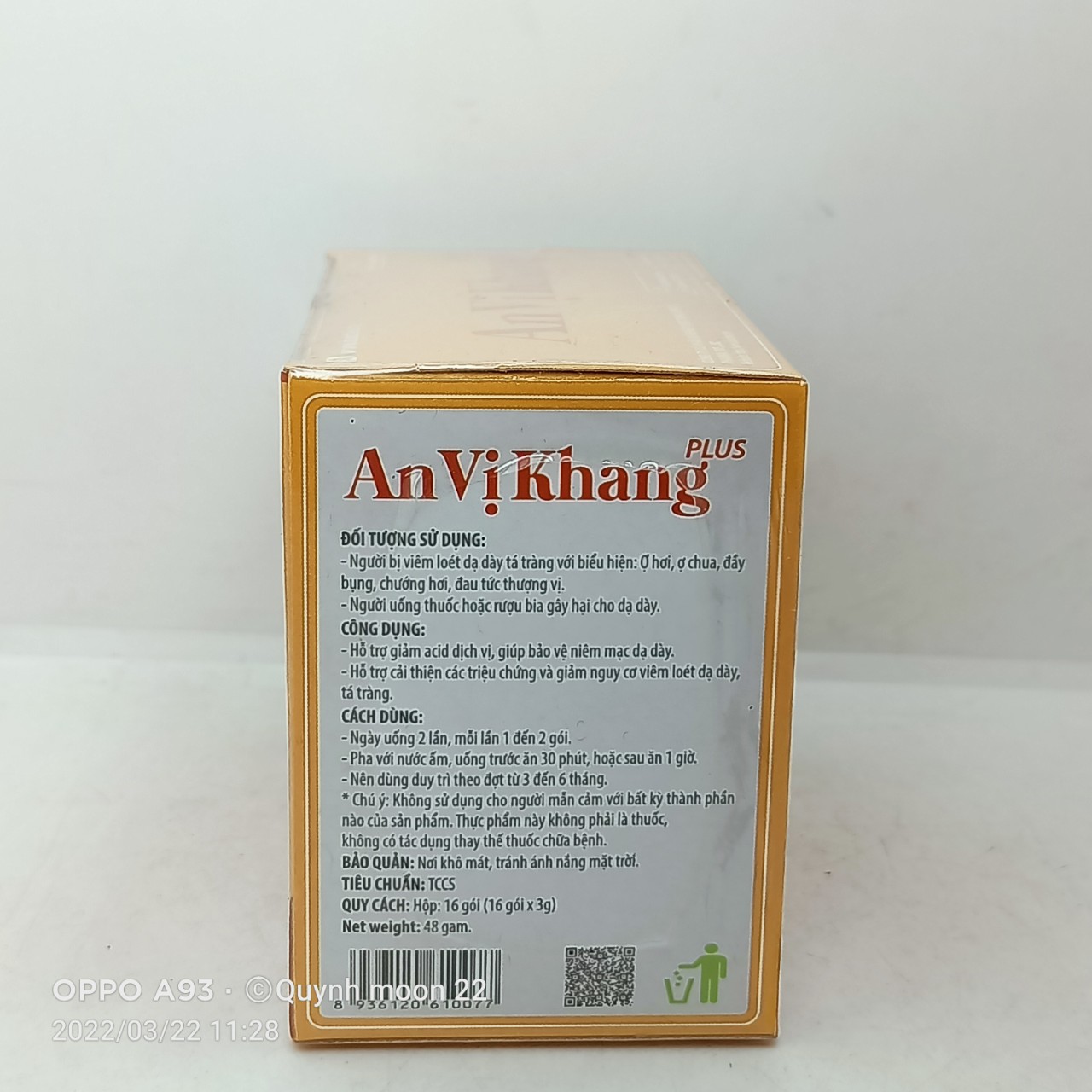 An vị khang Plus hộp 16 gói