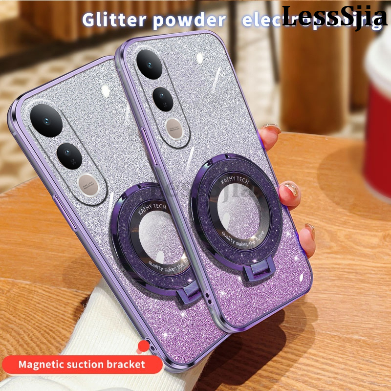 Phone%20cover%20Vivo%20V50%20Lite%20Back%20case%20Fashionable%20Frosted%20Silicone%20Soft%20Dustproof%20Bracket%20Adsorb%20For%20Vivo%20V50%20Lite%20Phone%20cases%20-%20Image%203