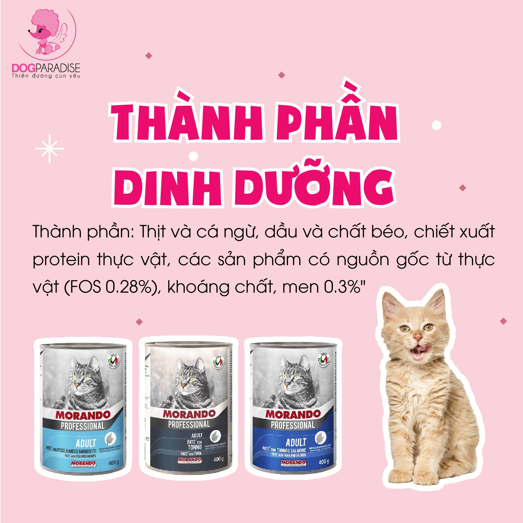 Pate Morando cho mèo nhiều vị - Dog Paradise