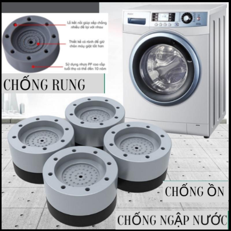 Set 4 Đế Chống Rung Lắc Máy Giặt Dùng Cho Mọi Loại Máy Giặt