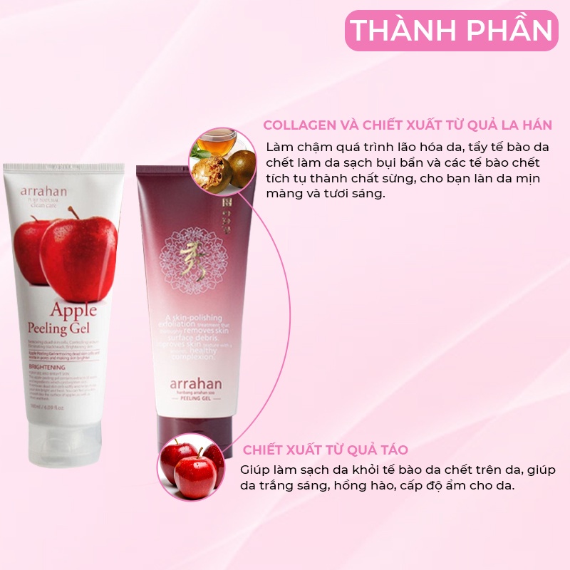 Gel tẩy tế bào chết Arrahan 180ML - Hàn Quốc