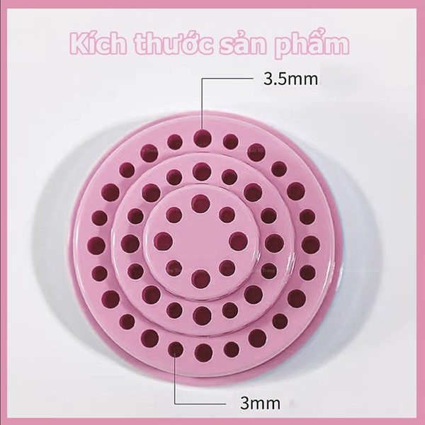 Hộp tròn đựng đầu mài móng (Hộp)