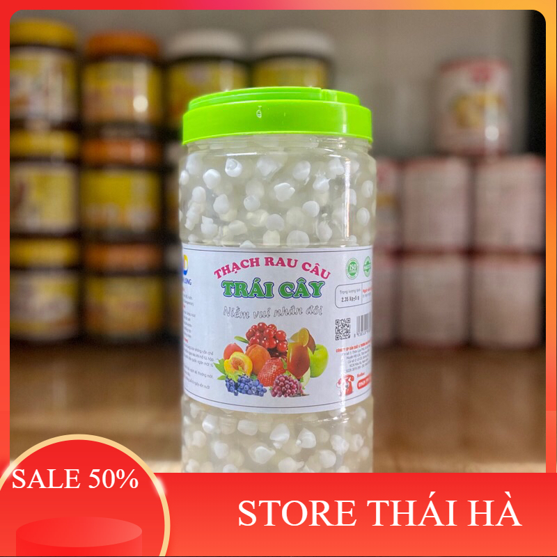 Thạch rau câu 3d trái cây đại long 2.5kg