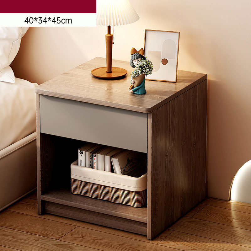 Bedside table simple modern bedroom internet celebrity ins style bedside table Nordic style simple storage rack small storage cabinet