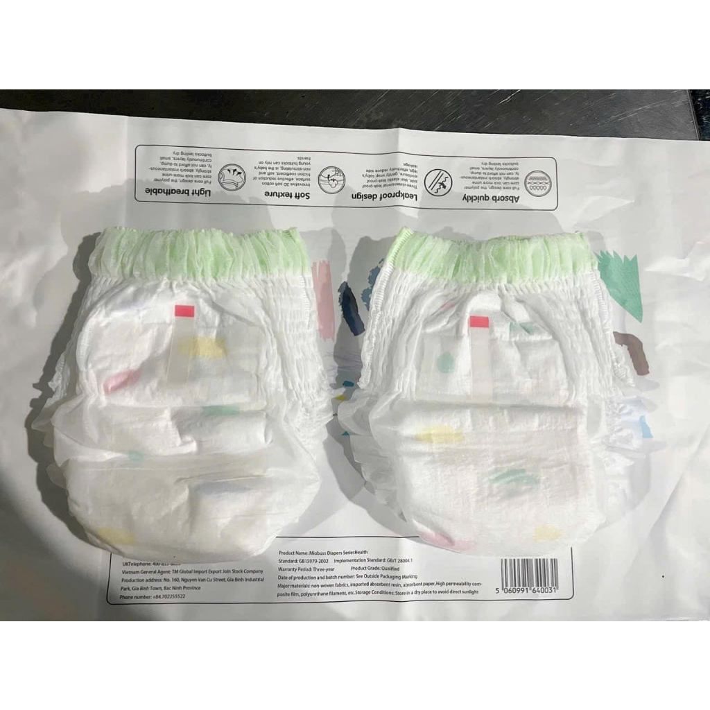 [COMBO 150 MIẾNG] Tã/Bỉm quần Miobuss cho bé từ 5 -17kg