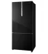 (Bulky) PANASONIC NR-BX471WGKS 405L 2 DOOR REFRIGERATOR, BOTTOM FREEZER, GLASS BLACK, 3 TICKS, FREE DELIVERY, INVERTER. 