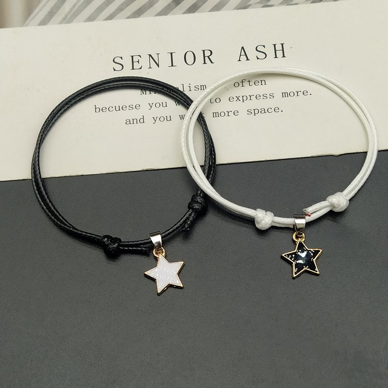 PCS/Set%20Fashion%20Couple%20Bracelets%20BlacK%20White%20Stars%20Bracelet%20for%20Wo%20and%20Paired%20Bracelets%20Gifts%20Lovers%20-%20Image%202
