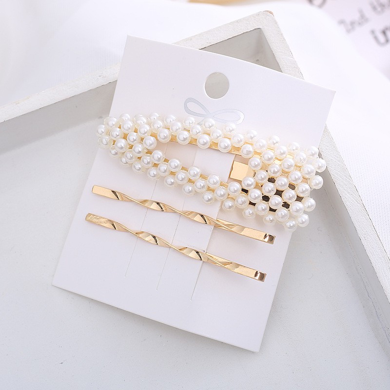 Kẹp Tóc (Cài Tóc) Set Kẹp Mỏ Vịt Nữ Hàn Quốc - Mã KT000