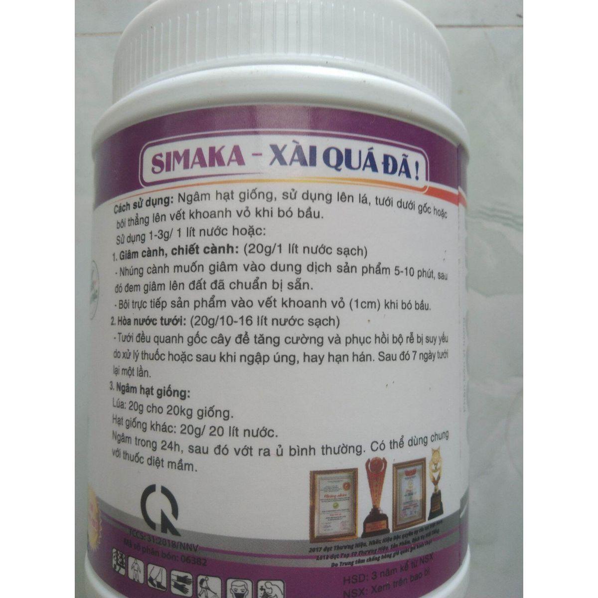 SIMAKA - RA RỄ CỰ MẠNH - HỦ 500G