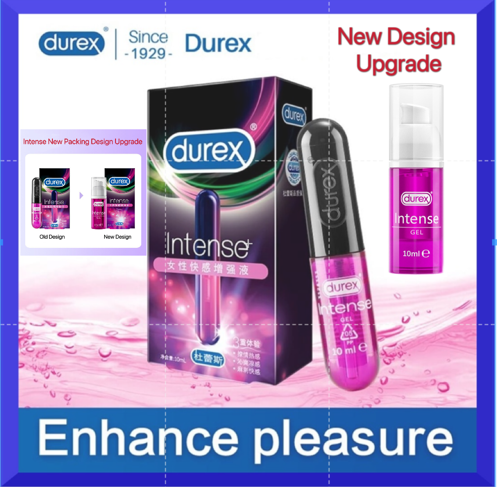 💟【New Design】[Original Durex Intense] Durex Intense Orgasmic Gel 10ml  Lubricant Stimulate Lotion Strong Enhance Exciter | Lazada Singapore