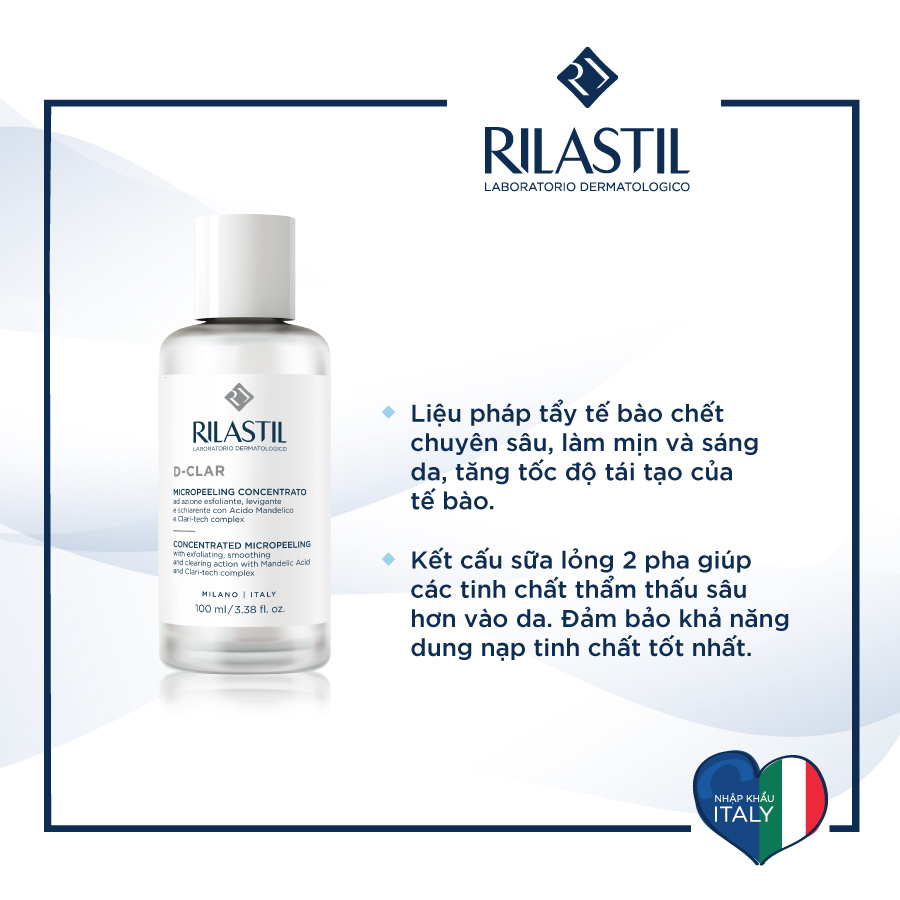 D-CLAR CONCENTRATED MICROPEELING - DUNG DỊCH TẨY TẾ BÀO CHẾT