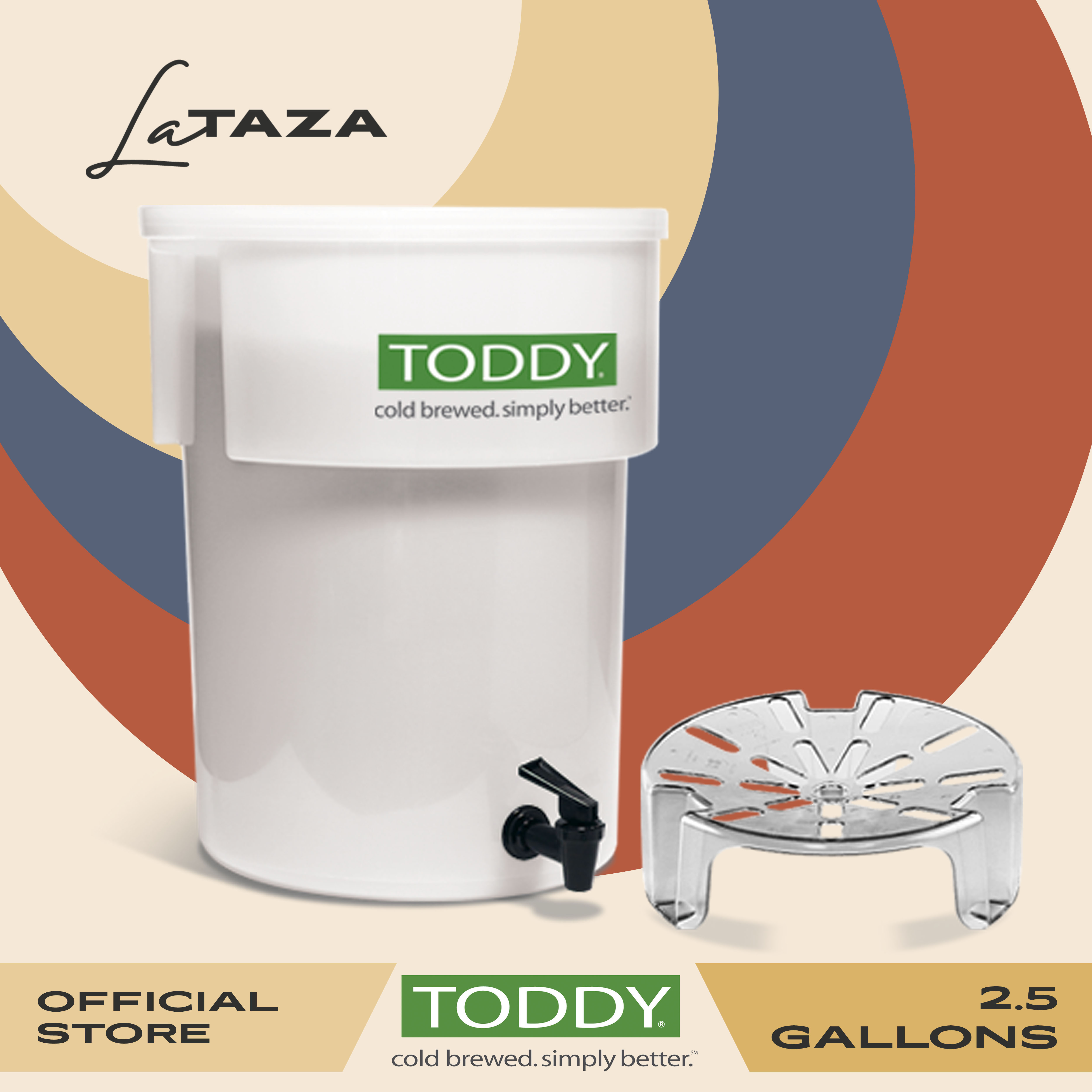 Toddy® Cold Brew System Commercial Model with Lift - Crema