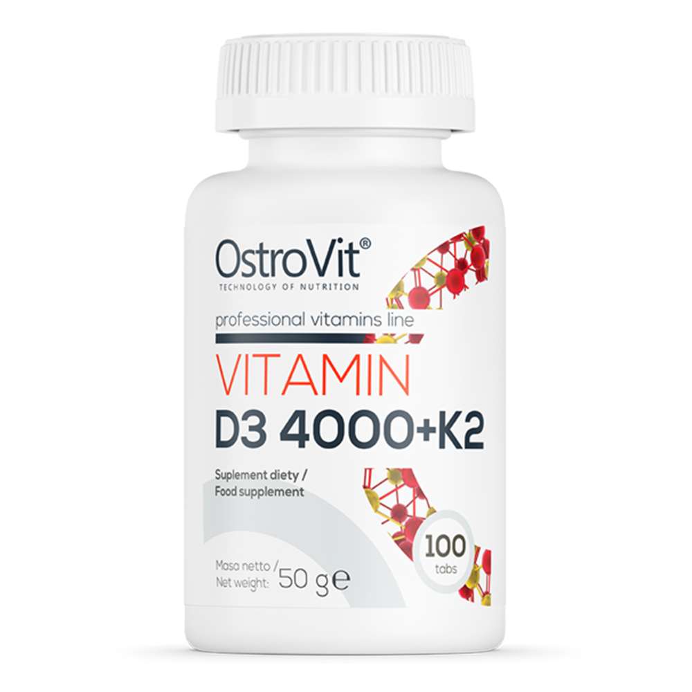 OstroVit Vitamin D3 4000 + K2 100 viên
