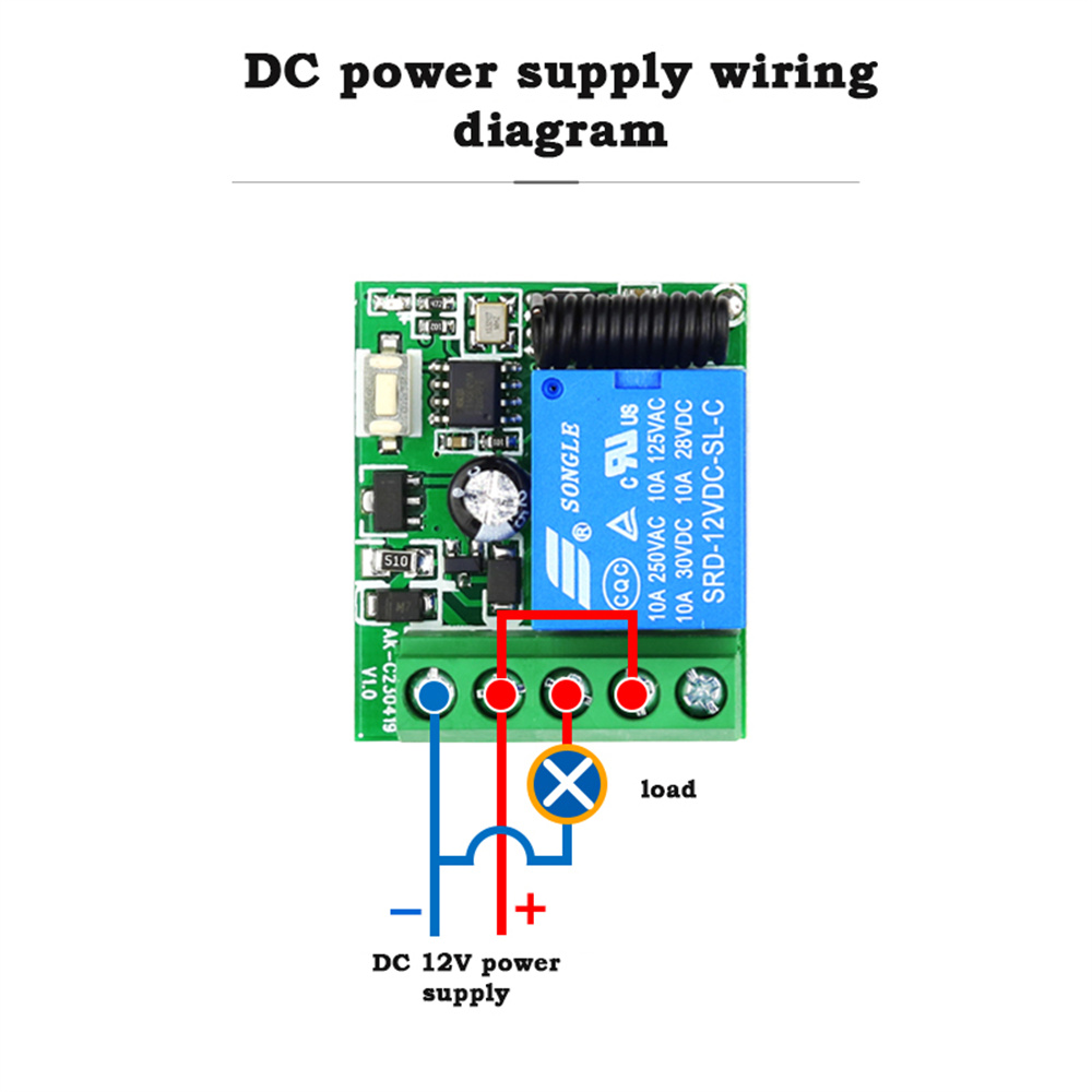 433mhz%20Rf%20Remote%20Control%20Switch%20For%20Learning%20Code%20Remote%20Dc%2012v%201ch%20Relay%20Module%20-%20Image%207
