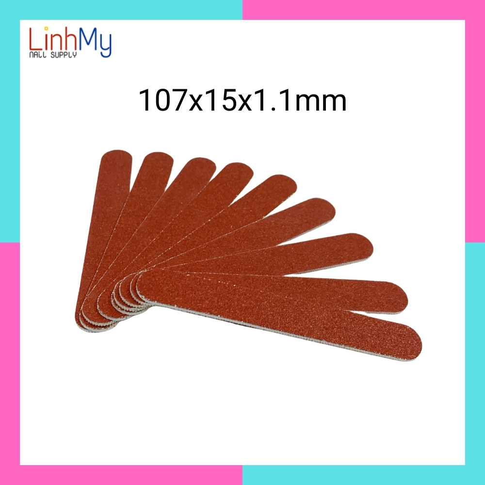 Dũa móng tay mini mỏng nâu cao cấp