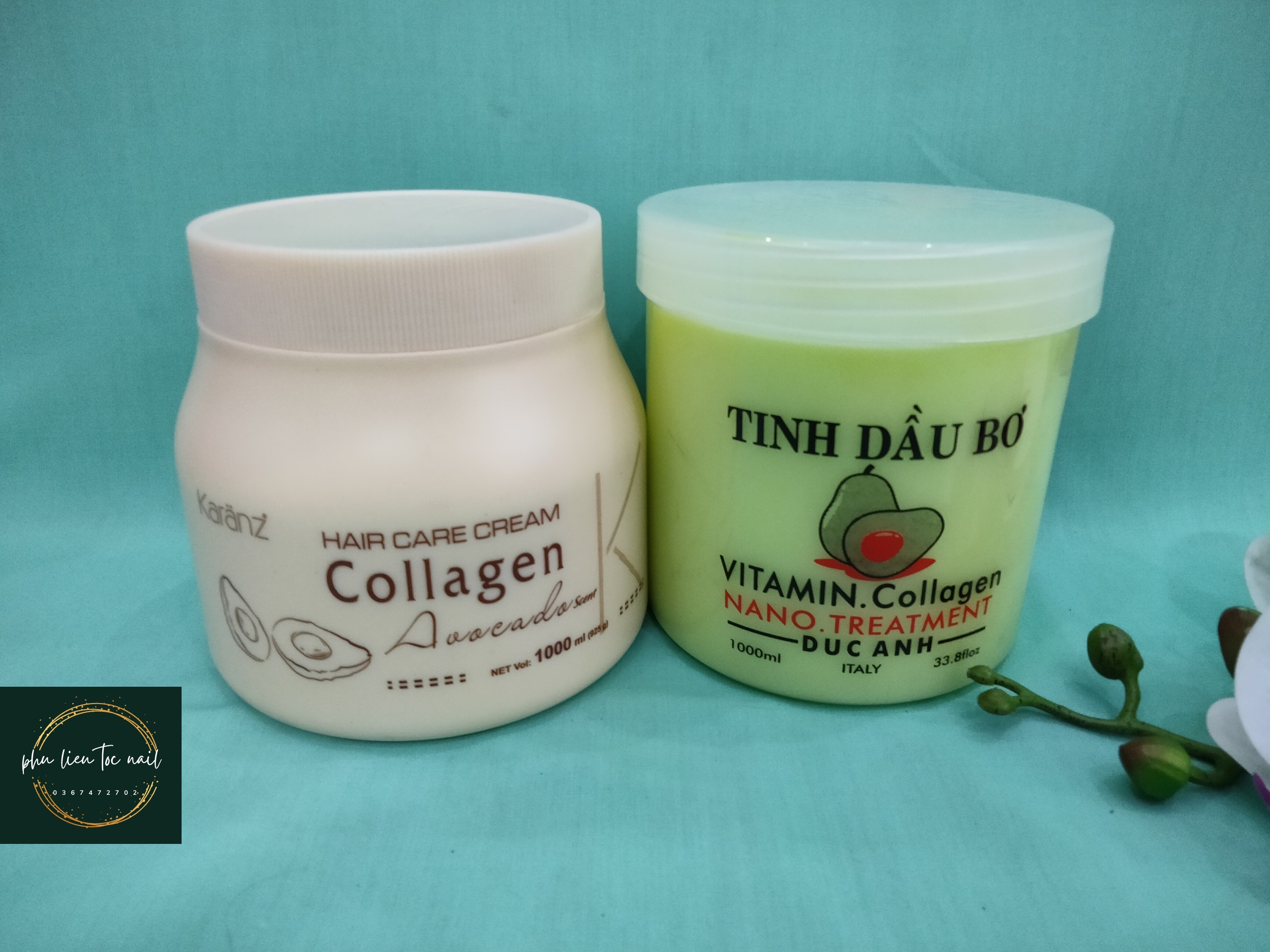 Hấp dầu bơ 1000ml giúp dưỡng tóc sau uốn duỗi nhuộm  - Trường Thọ, TĐ