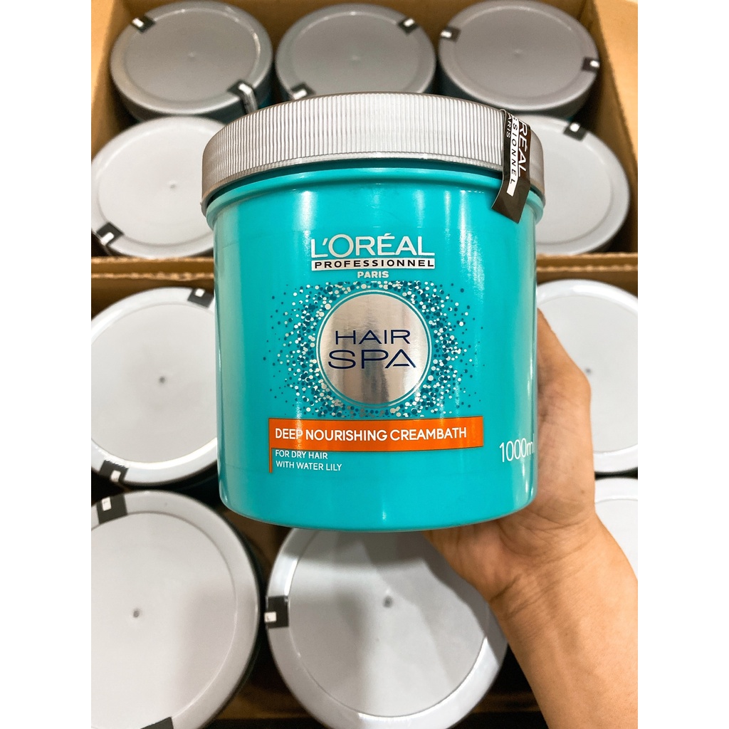 (Chính Hãng) (1000ML) Kem Ủ Tóc L’oreal Hair Spa Deep Nourishing Creambath
