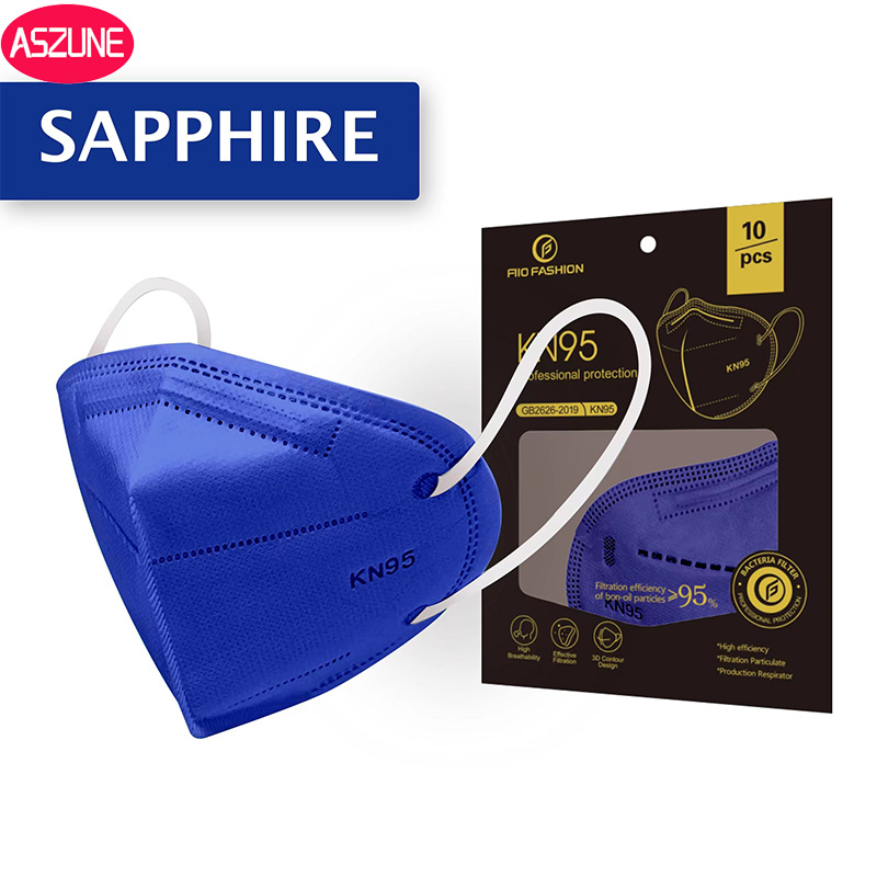 ASZUNE 50pcs KN95 mask facemask fda approved white 5layers Excellent