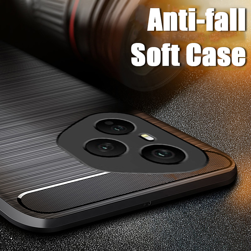 Phone case For Honor 400 400 Pro Back cover Phone Cover Brushed Texture Soft TPU Silicone PU Leather Back Cover For Honor 400 Pro Cover cases