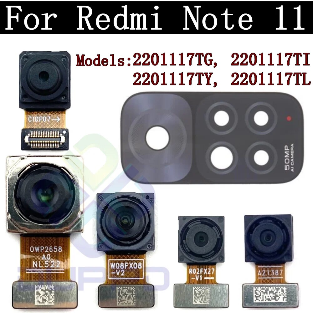 Original%20Tested%20Back%20Big%20Rear%20Main%20Camera%20Module%20For%20Xiaomi%20Redmi%20Note%2011%20Small%20Facing%20Front%20Camera%20Flex%20Cable%20Note11%2050MP%20-%20Image%202