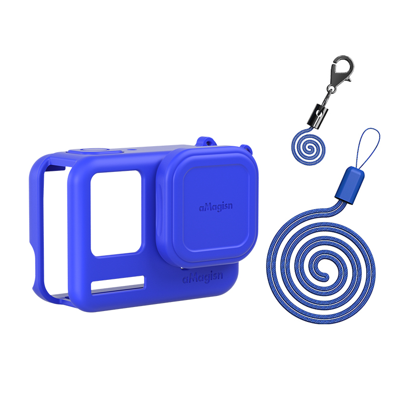 For Insta360Ace Pro/Ace Silicone Case + Lens Cap Sport Camera Protective Accessories