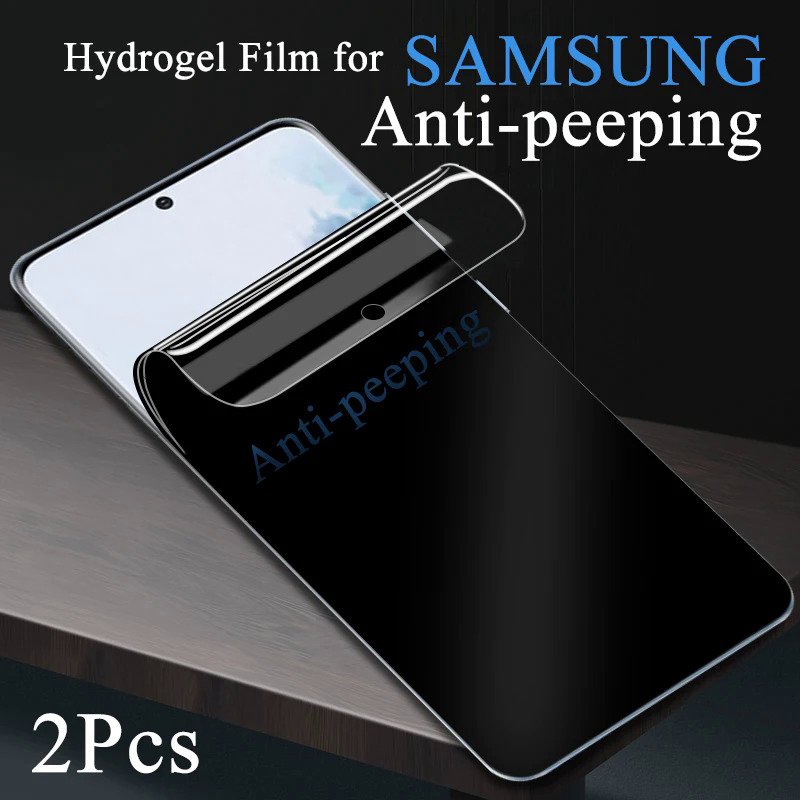 S23ultra S22 s21fe bảo vệ màn hình riêng tư cho Samsung Note 20 siêu s20fe S21 mềm chống nhìn trộm Hydrogel phim Galaxy S10 9 10